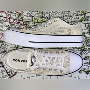Converse All star CTAS lift OX platforms UK 7 US 9